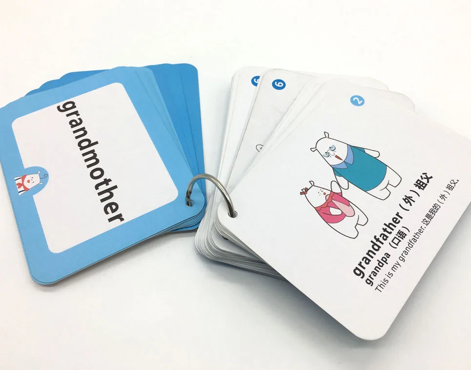 OEM printing colorful shaped Game cards hexagon Family Card Game Funny Playing Cards