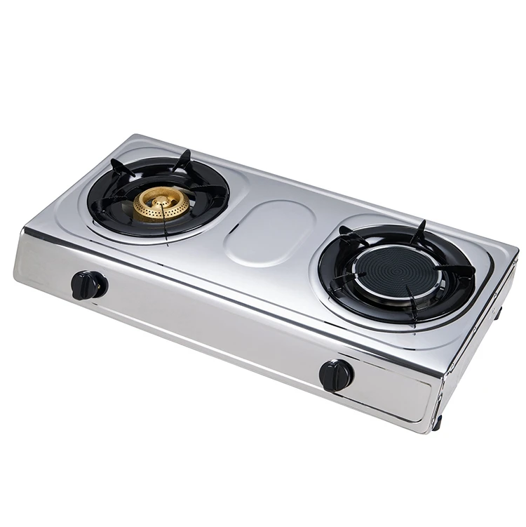 Gas Stove Burners Gas Burners for Cooking Indoor Outdoor stainless steel 2 Burners Household Kitchen Cooktops Cooker
