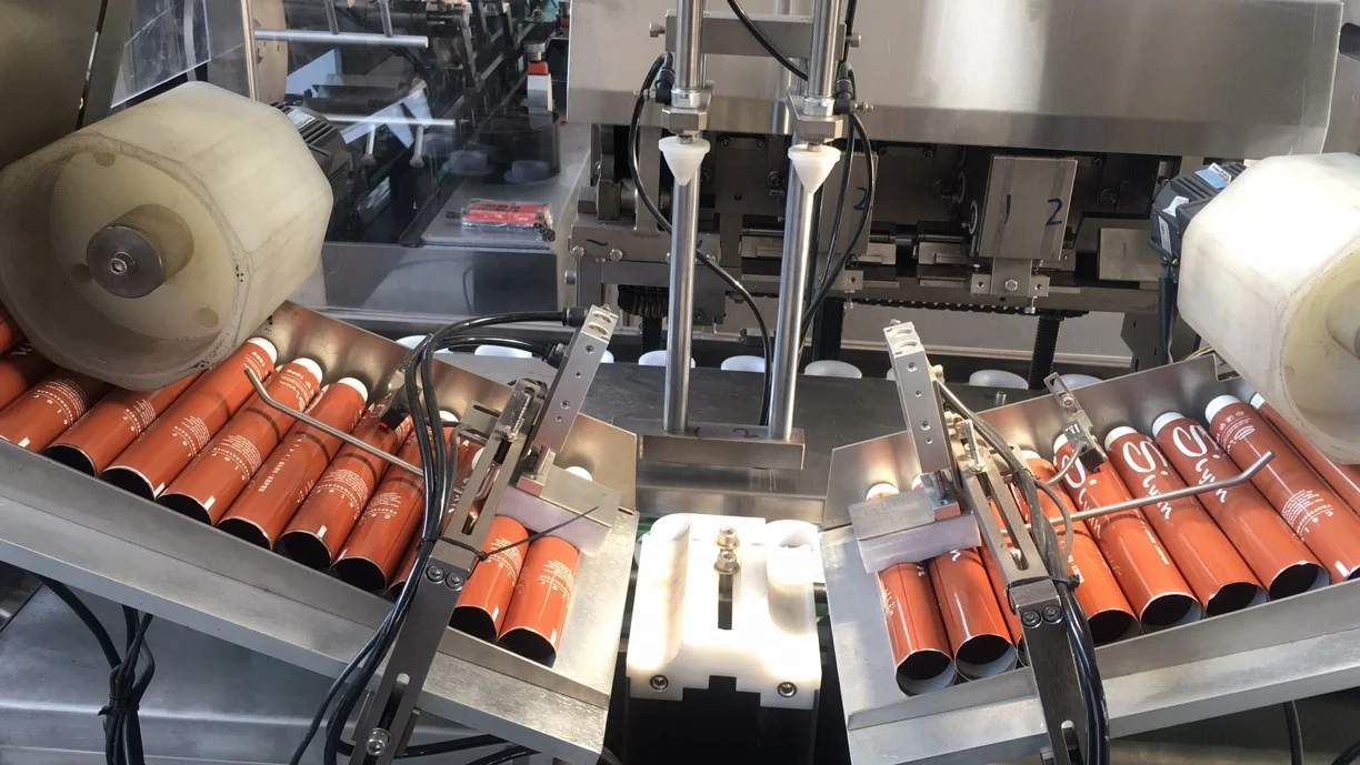 Automatic High Speed Tube Cartoning Machine Cosmetic Toothpaste Carton Box Packing Machine