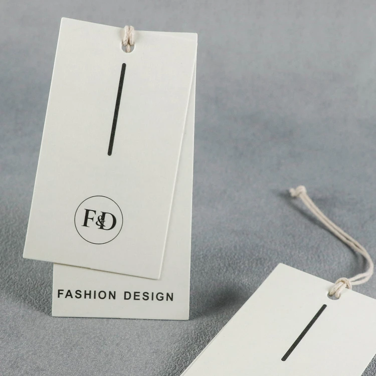 
Factory sale custom new fashiobn printing swing clothing price hang tags 