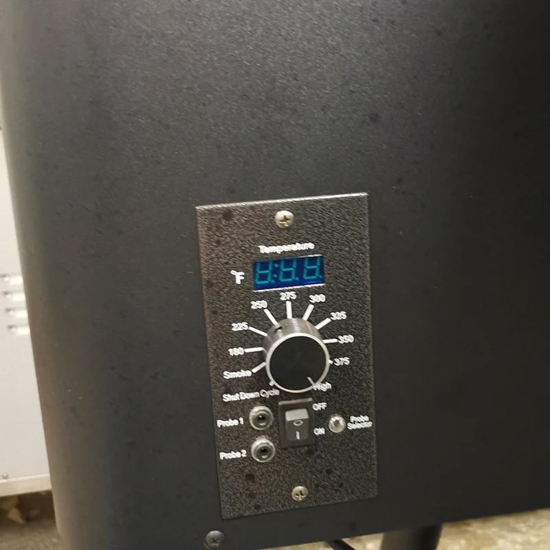 High Quality Controller Wood Pellet Smoker BBQ Barbecue Grill With 2Pcs Brake