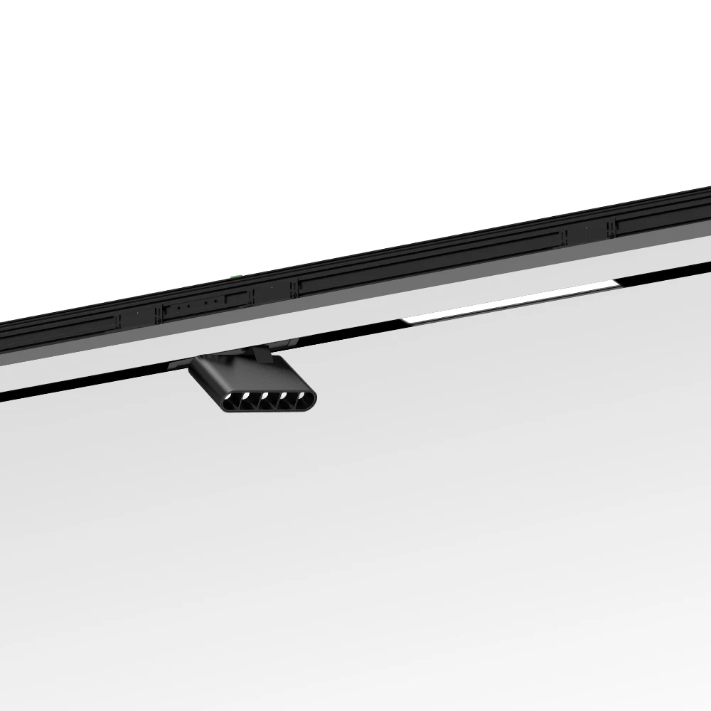 SCON Creative Magnetic Lamp Holder Aluminum Ceiling Recessed Suspended LED Magnet Mount Lights Track Rail SC-XTX076