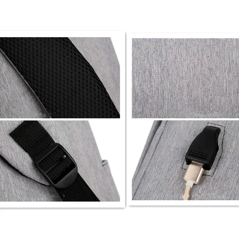 OEM & ODM заводской деловой рюкзак с защитой от кражи, водонепроницаемая школьная сумка, подходит для ноутбука 14 дюймов 15,6 дюймов, рюкзак с USB-портом для зарядки