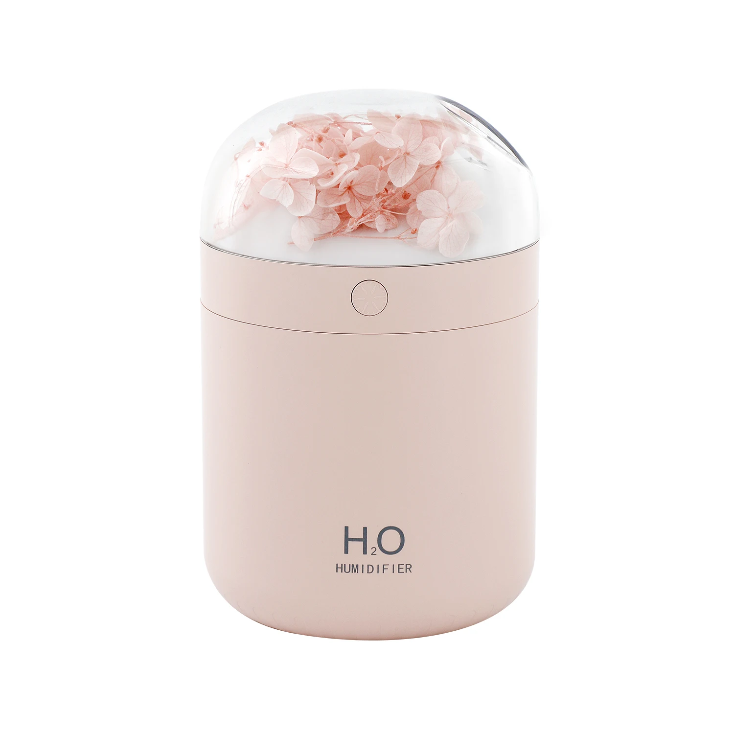 500Ml Eternal Flower Humidifier Home Diffusers Rechargeable Portable Cool Mist Air Humidifier Purifiers with Night Light