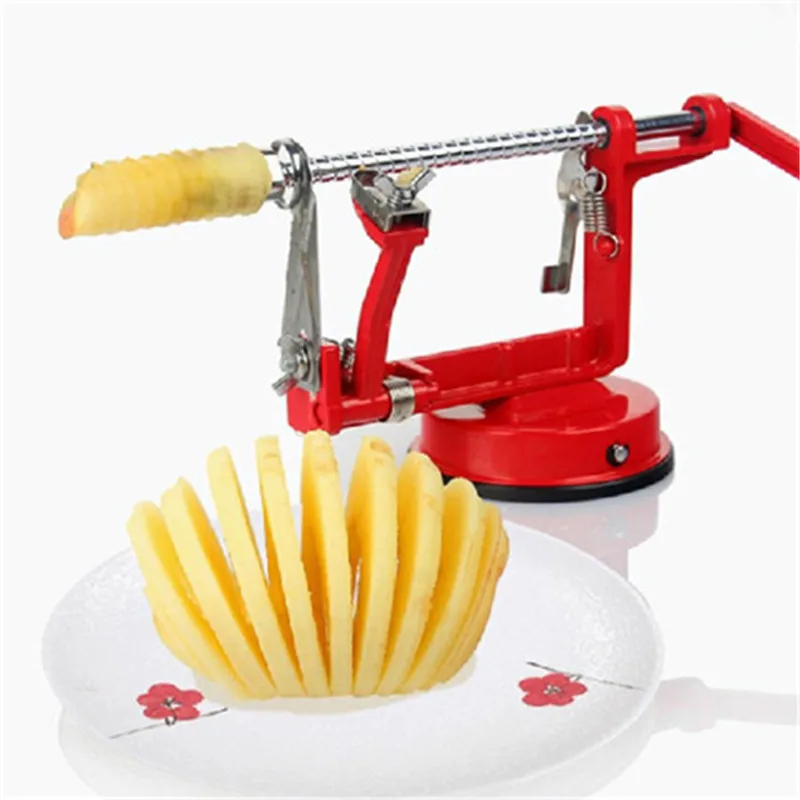 Apple Chips Marking Machinery  Pear Fruit Pealing Corer Slicing Kitchen Cutter Peeled  Shreder machine Creative Kitchen Tool