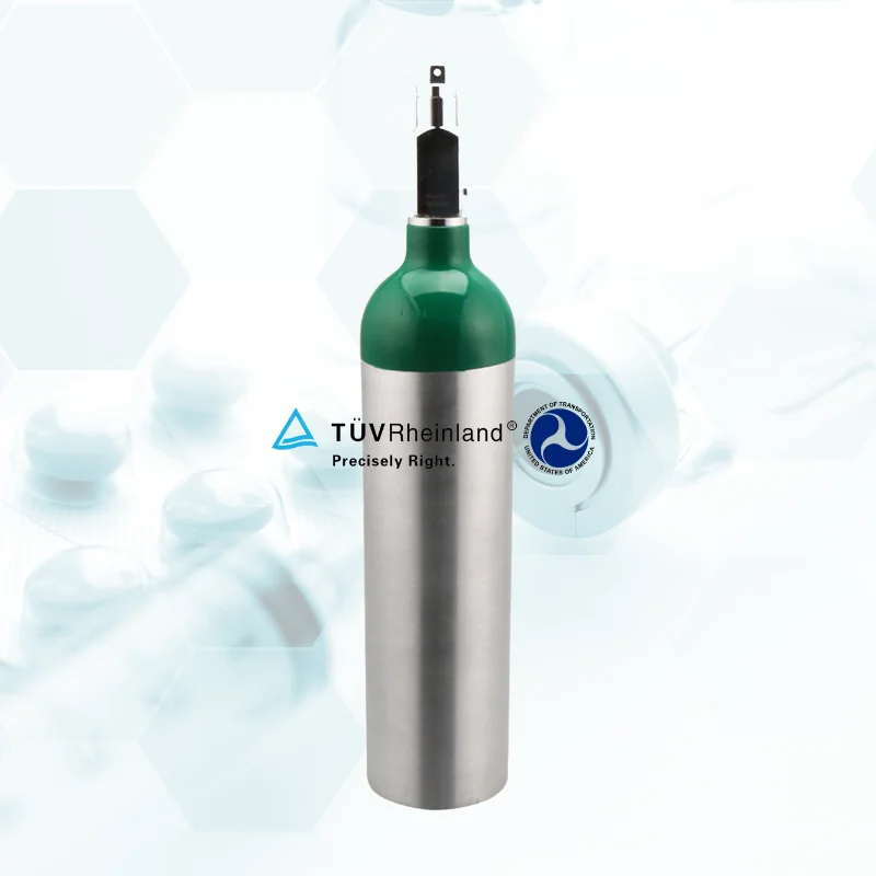 ZX DOT-3AL TPED MD ME ML6 M6 M22 M60 M90 Medical Oxygen Aluminum Cylinder Oxygen Tank O2 bottle