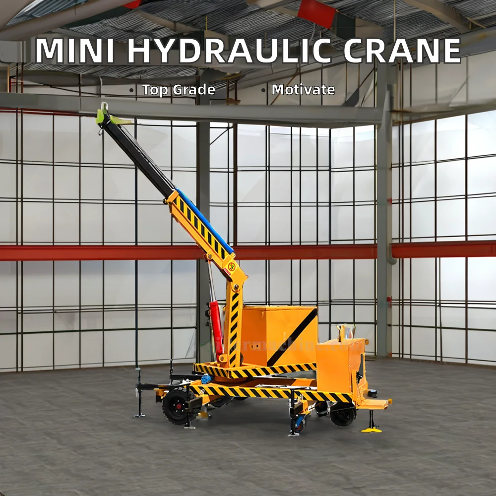 High Quality Cost-effective Warehouse Lifting Machine Battery Hydraulic Engine Hoist With 1 Ton Of Powerful Lifting Capacity