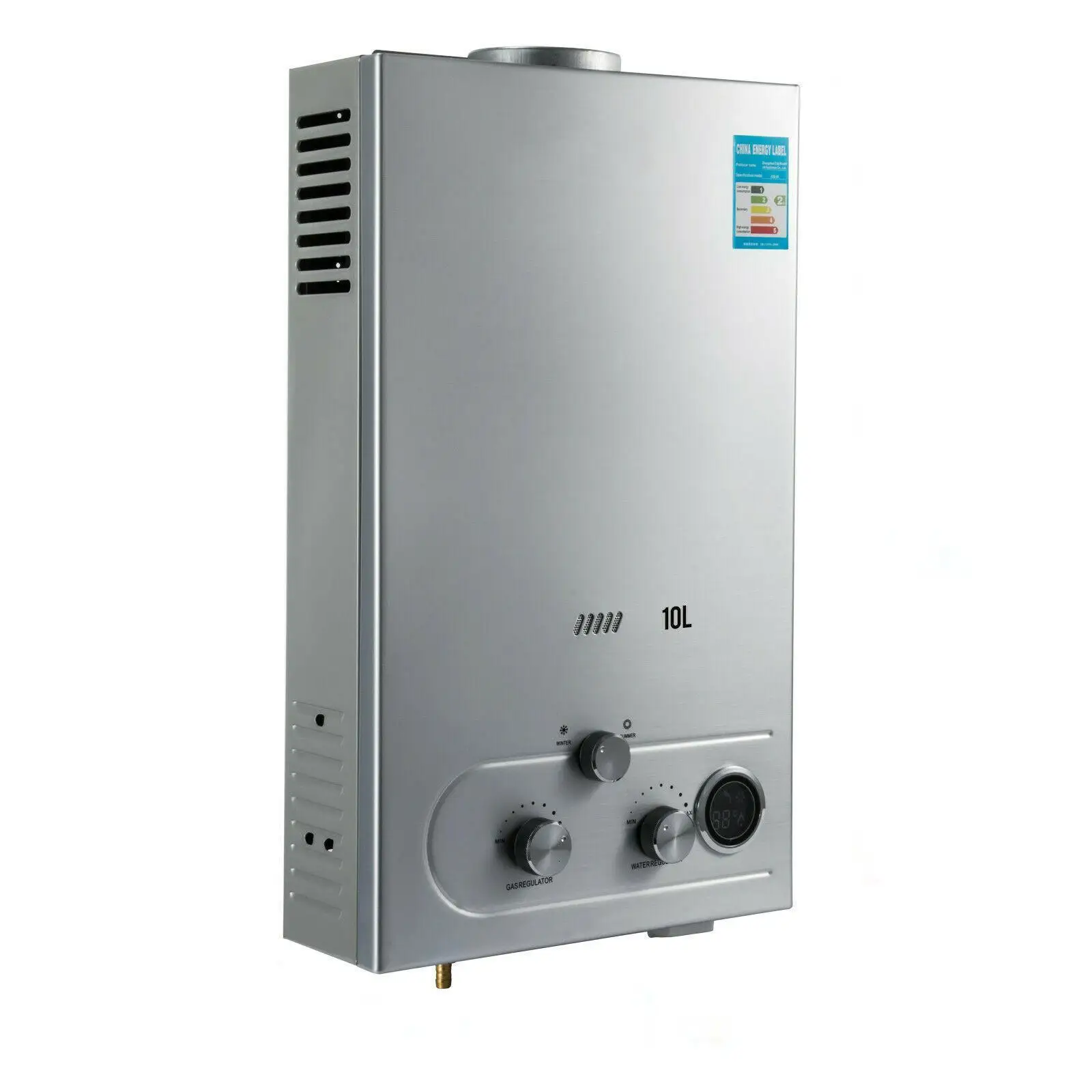 Instant Water Heater 10L Water Heater 20KW Tank Tankless Stainless Steel Water Heater LPG Gas