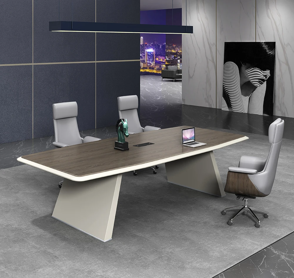 Factory Wholesale Solid Wood Conference Room Table Office Furniture Big Size Conference Table