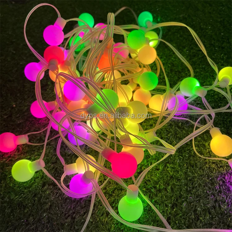 Christmas Festivals Lights Series 30M 60 Balls Milky White Ball String light