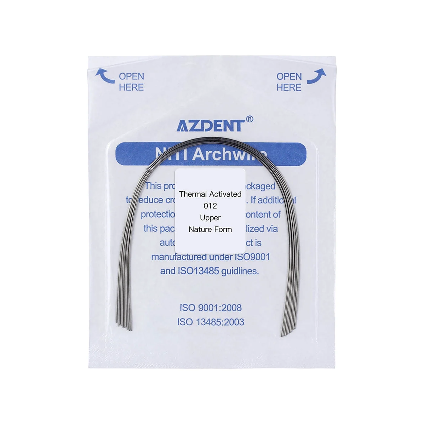High Quality Dental NiTi Arch Wire AZDENT Orthodontic Thermal Activated Archwire