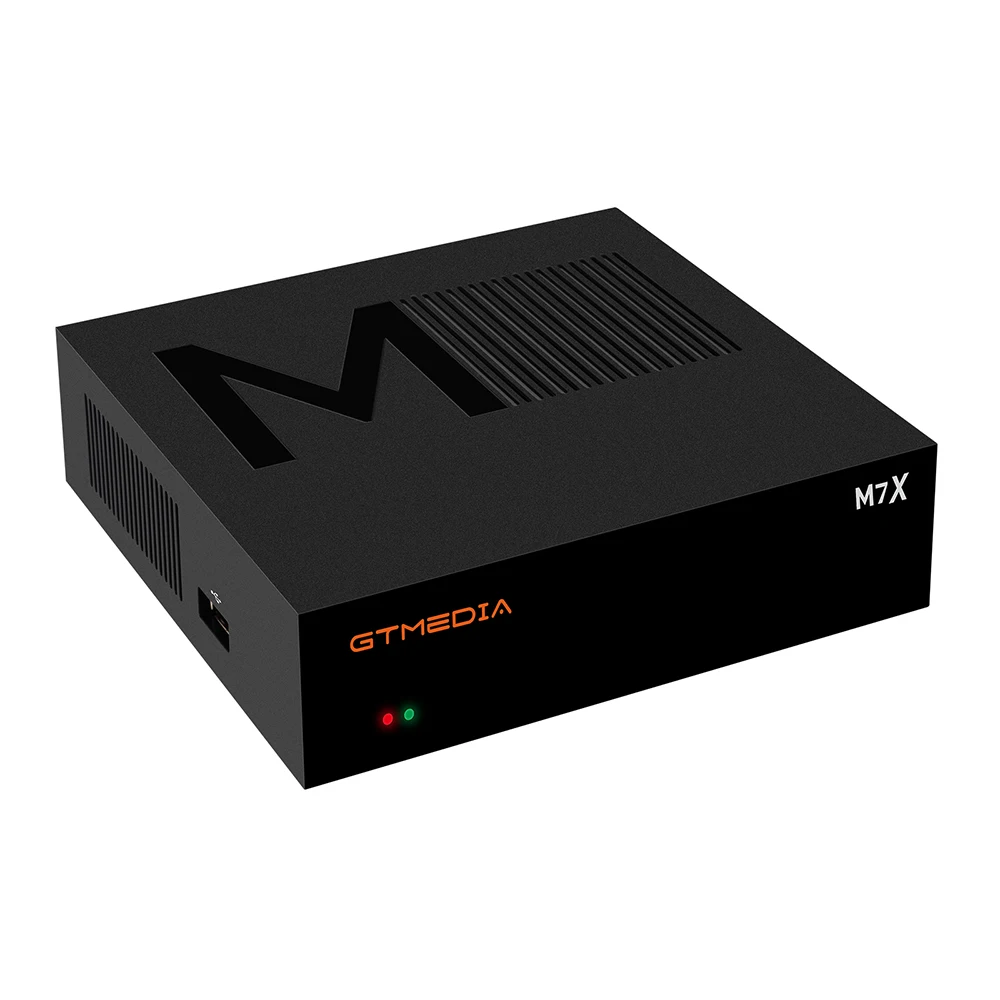Factory GTMEDIA M7X DVB-S2 VCM ACM multi-stream SKS HEVC dual tuner set-top box IKS SKS satellite receiver TV decoder