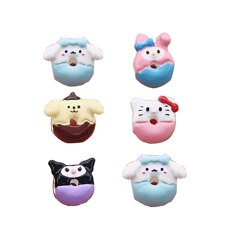 Fit Original Brand Charm Bracelet 925 Sterling Silver Cartoon Rabbit Bear Kitty Cat Biscuit Bead For Women Jewelry Making