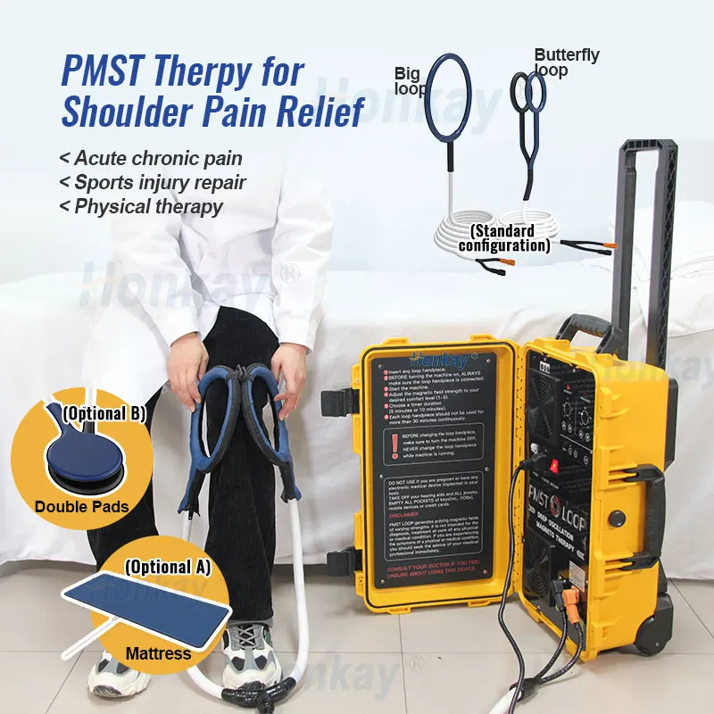 Portable PEMF LOOP Physio Magneto Therapy Accelerates Healing Quick Recovery from Injuries Improved Performance PMST LOOP