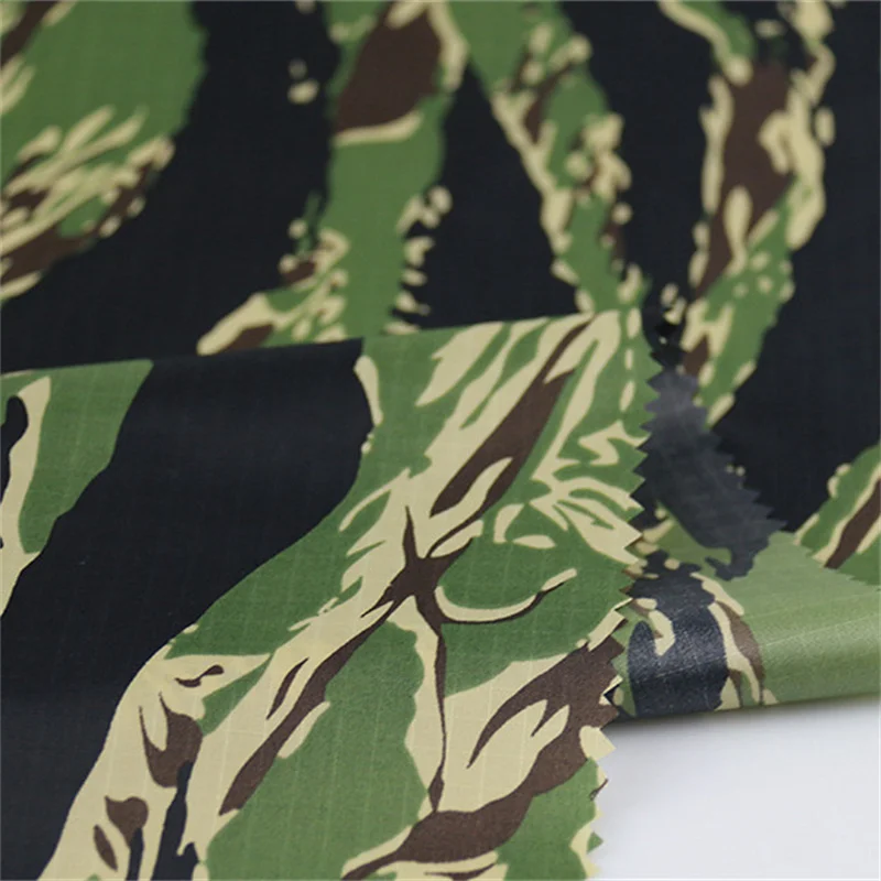 Камуфляжное покрытие из ПВХ 15D 0 05 см Ripstop нейлоновая ткань с принтом полиэтиленовой ткани 210 т тафты