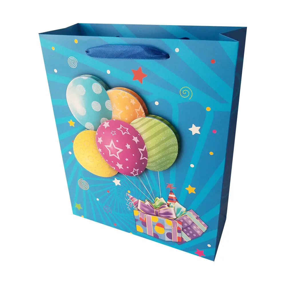 cartoon happy birthday cake holiday decorative party gifts paper bag