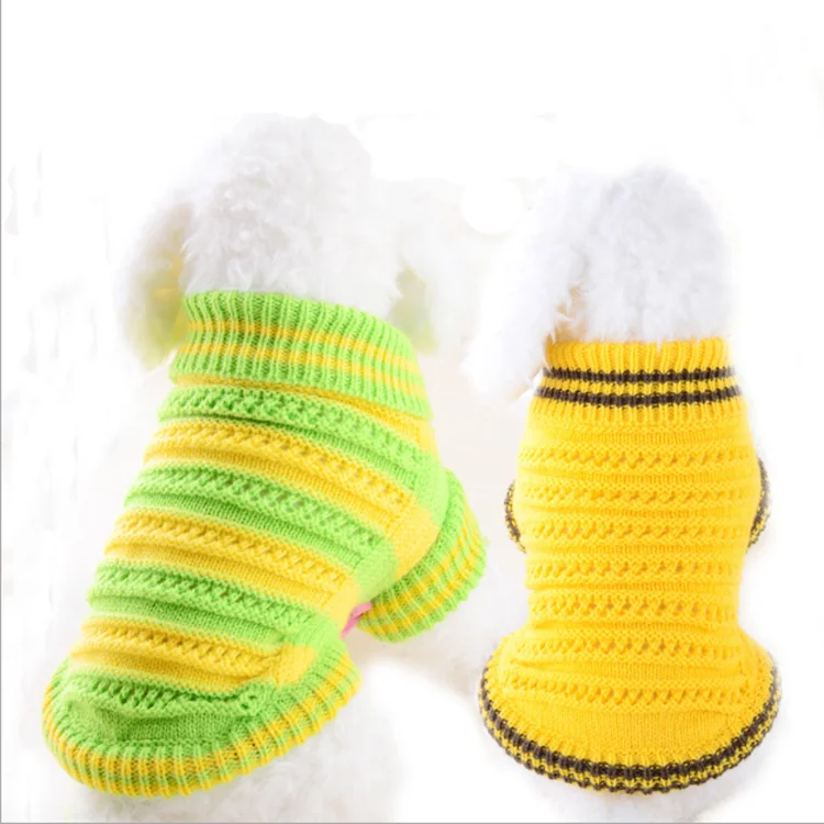 Warm Costume Knitted Turtleneck Pet Puppy Large Dog Sweaters