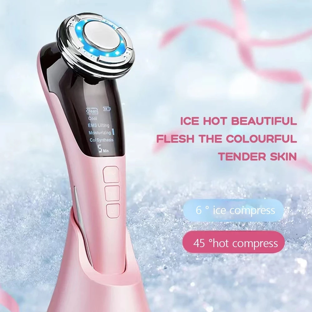 Electric Facial Massager EMS Galvanic Function Stimulating Muscle Recovery Elasticity And Rejuvenation