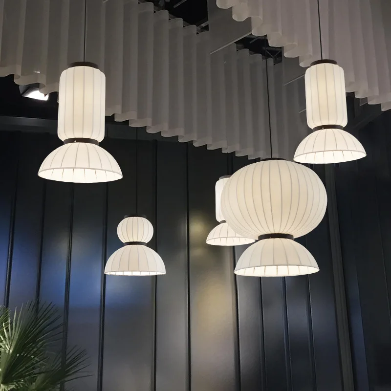 Подвесная лампа из рисовой бумаги