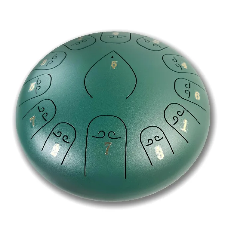 Factory offer music therapy steel handpan tongue percussion drum wholesale manufacture with stick tongue drum