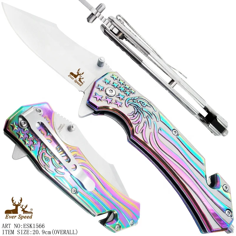OEM high class camping pocket stainless steel folding tactical knife survival tool knives tools