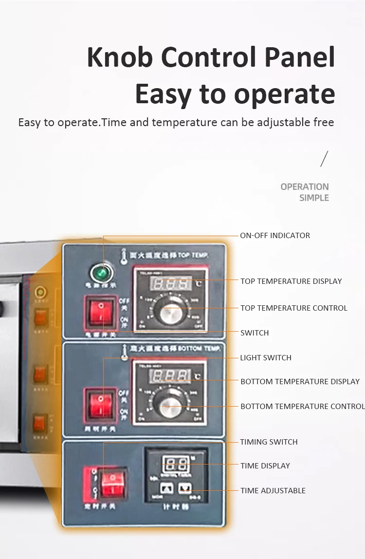 Electric Gas 1/2/3 Deck Bread Baking Machine For Bakery.jpg