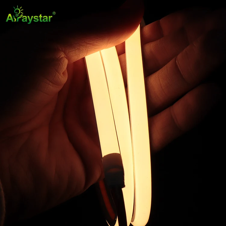 silicone extrusion slim size 6mm width waterproof COB strip light 480leds DC24V LED strip light