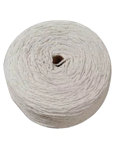 Hand Knitting Bleach White Mop Yarn Recycled Polyester CottonT-shirt Yarn Crochet Blended Yarn