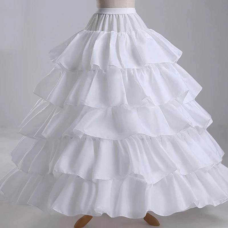 Add Diameter Four Ring Five Lotus Leaf Wedding Dress Bustle Wholesale Dance 4 Circle 5 Lotus Petticoat 100cm