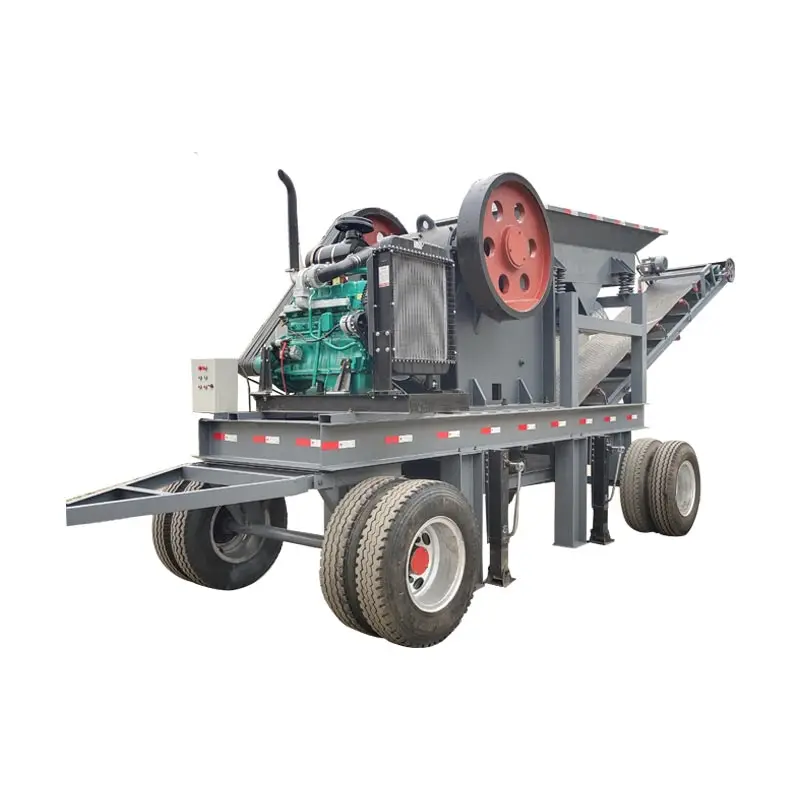 Pe400x600 mobile  small jaw crusher mobile jaw stone crusher machine price list