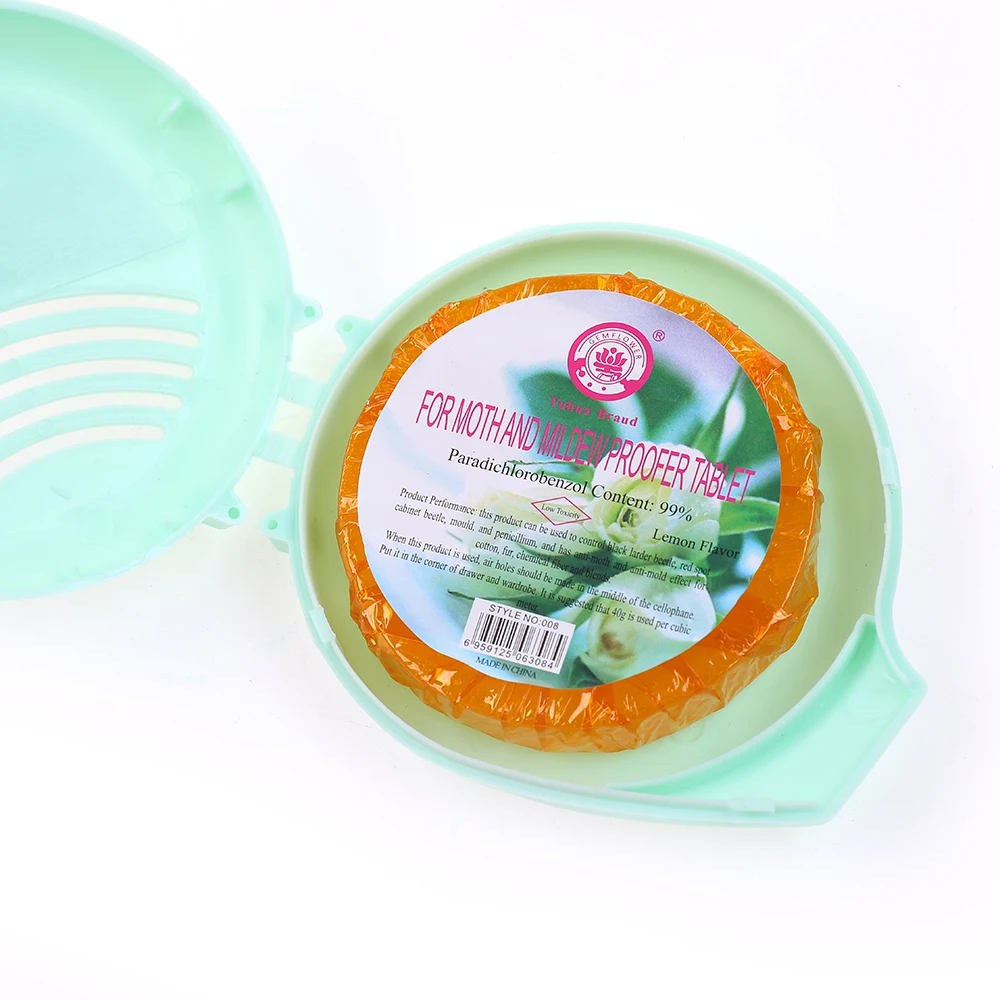 Faint Scent Wardrobe Hanging PDCB Moth Balls In Bulk Moth Block Deodorant Block With Air Freshener