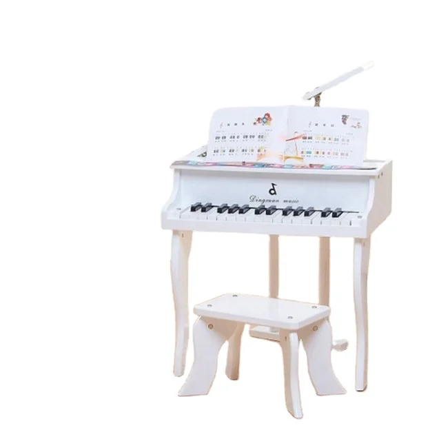 Mini Wooden Piano Kids Toy For Children montessori Wood Early Educational Learning Musical Instruments Gift Toys For Girls