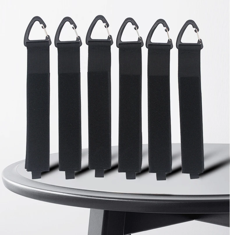 Heavy Duty Nylon Strap With Hook And Loop Carabiner Strap Suspension Straps