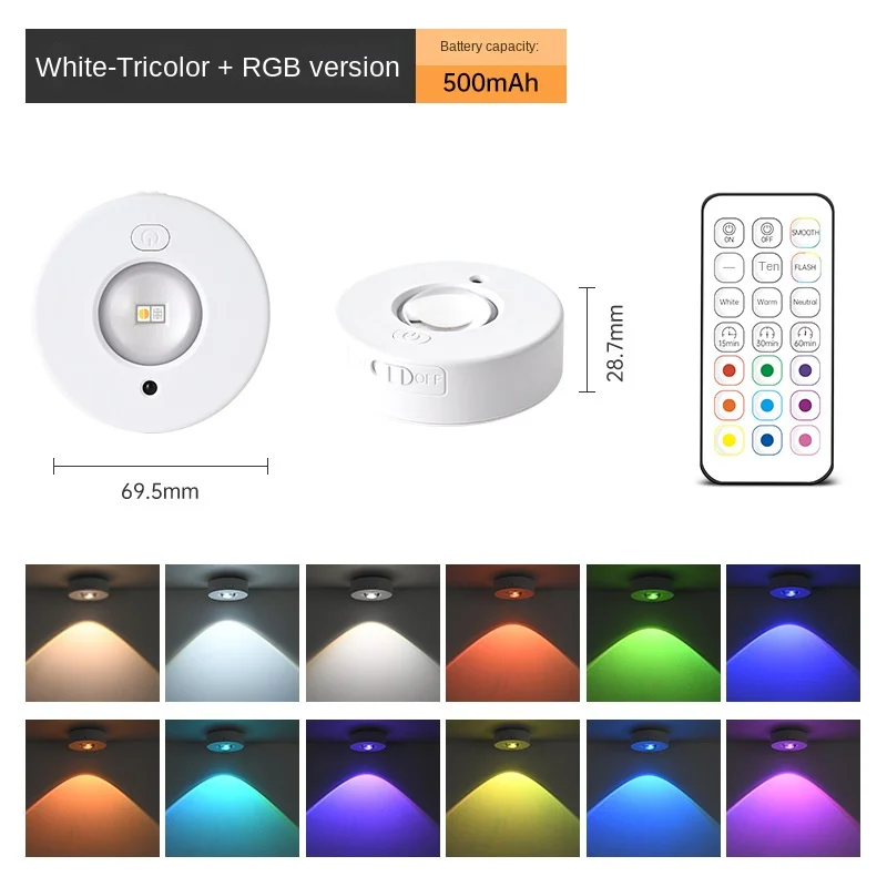 Умный домашний RGB светодиодный шкаф для хоккея с дистанционным управлением Магнитная подвеска USB-шкаф зарядки винный