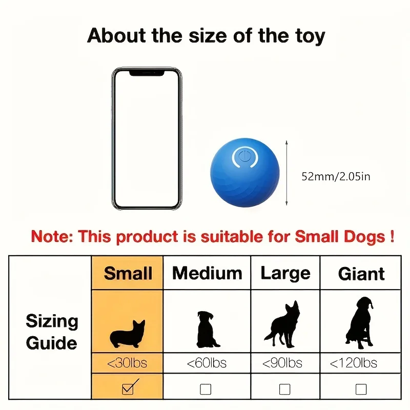 2024 New wn  Dog Smart Bouncing Ball Pet Training Dog Cat Interactive Self Moving Toy Automatic Rolling Dog Ball