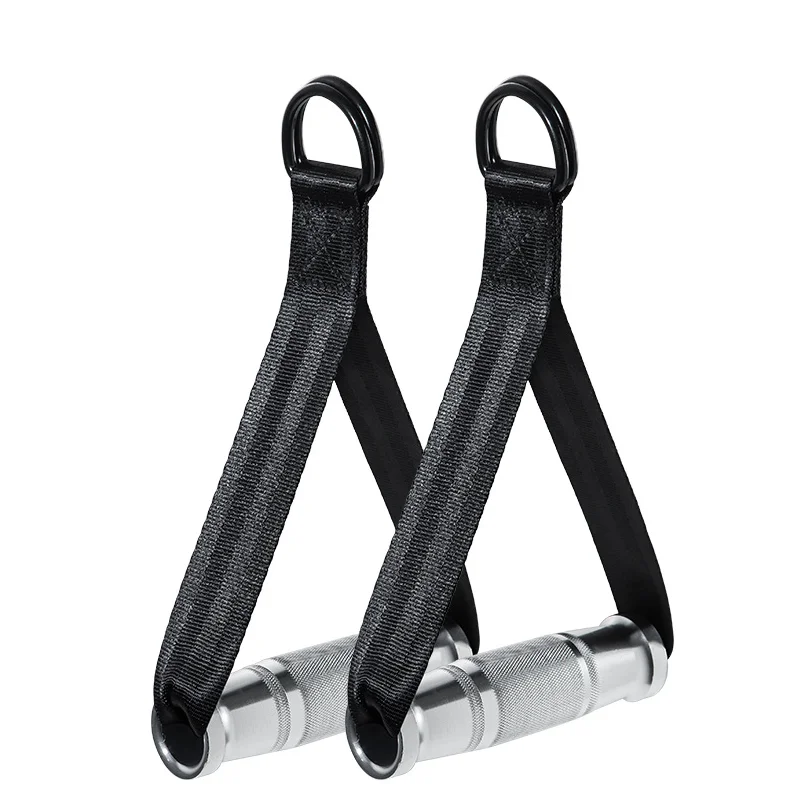 2024 Wholesale Custom Logo Resistance Bands Exercise Hand Grips Fitness Accessories Pulley Gym Exercise Grip Handle