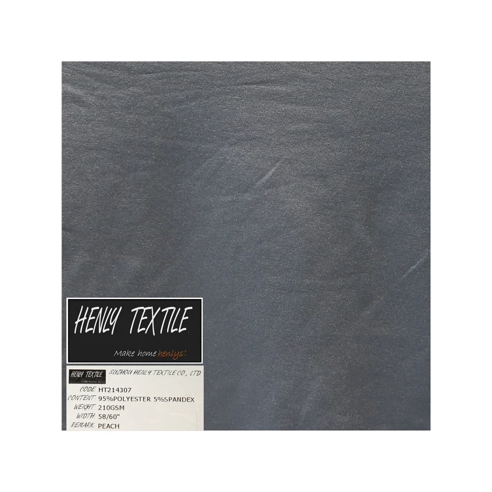 HT214307 95%POLYESTER 5%ELASTANE 210GSM KNITTED PEACHED JERSEY FABRIC FOR YOGA