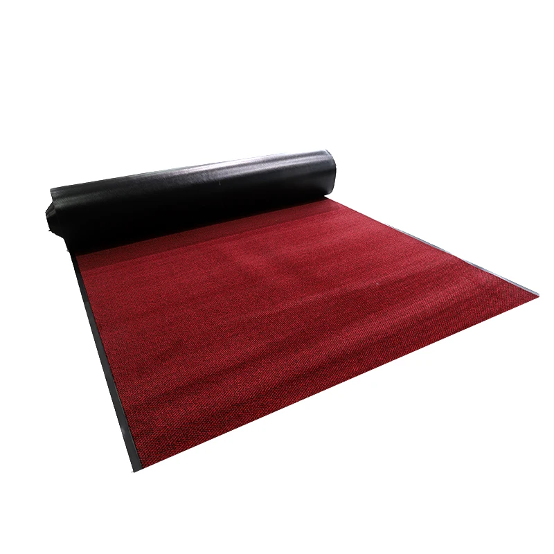 Heavy duty Anti Slip Rubber Backing PP Material Indoor Outdoor Doormat embossed floor door mat