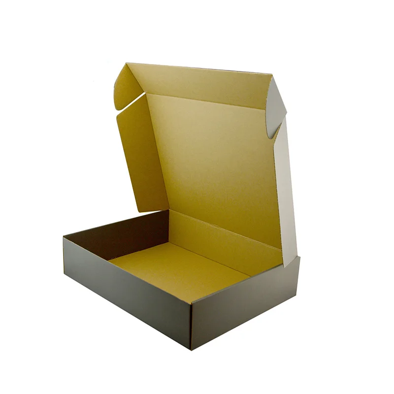 Wholesale fold corrugated mailer shipping box packaging clothing shoe hair wallet carton storage paper box with cheap price