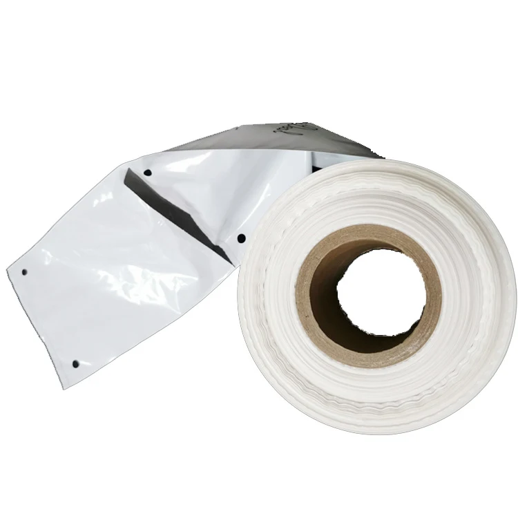 Customized pre opened bags on a roll plastic poly autobag Perforated Auto PreOpened Bag For Automated Packaging Machine