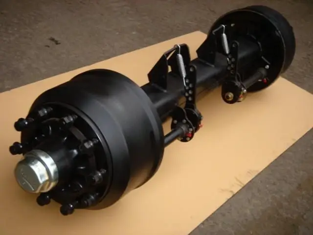 Track 1840mm Fuwa Axle Hot Sale Semi Trailer Axle Made In China