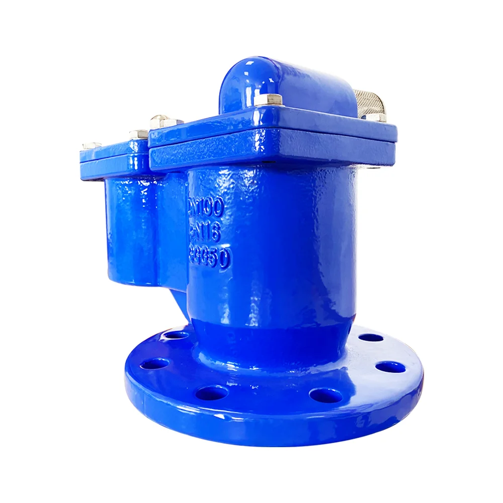 DN100 PN16Multi-function Высокоскоростной автоматический двухпортовый выпускной клапан с двойным шаром