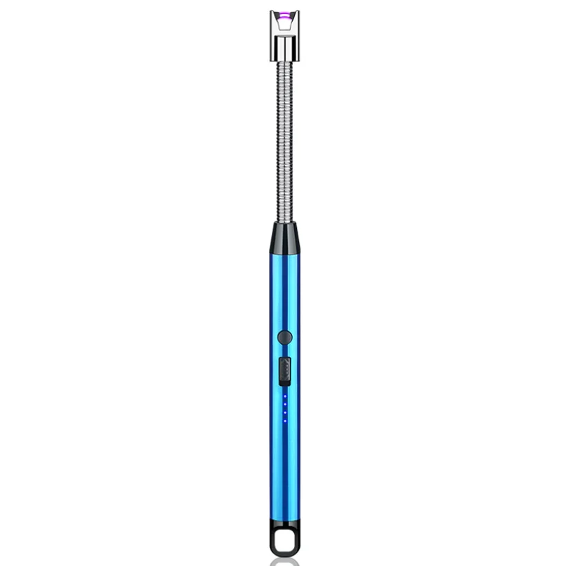 Factory Rechargeable Electric Candle Igniter Windproof 360 Rotation Usb Arc Cigarette Lighters