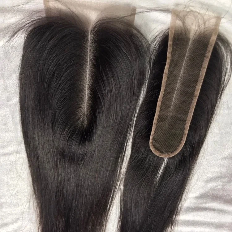 Глубокое разделение натуральные волосы ким K швейцарские кружева 2x6 фронтальные шелковистые прямые волосы для чернокожих женщин