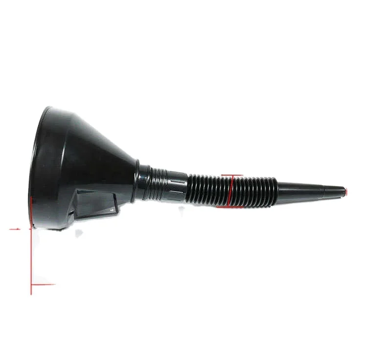 Высококачественные автомобильные аксессуары черная пластиковая воронка банка носик для масла воды топлива бензина дизельного топлива 2018 новое поступление