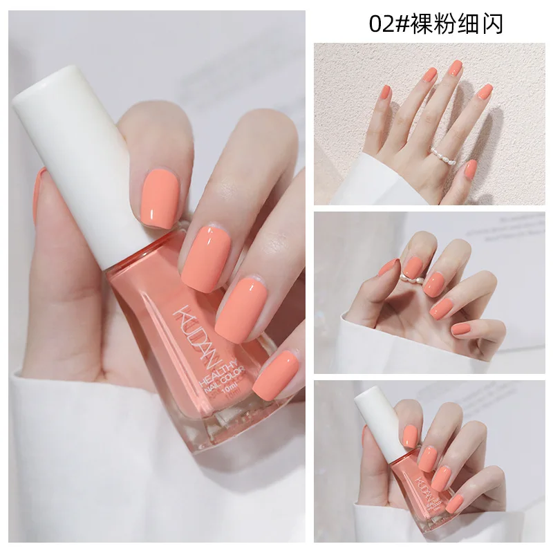 40 Colors Nail Polish New Tear-Off Nail Polish No Baking Water-Based No Odor Bright Oil Transparent Nail Polish
