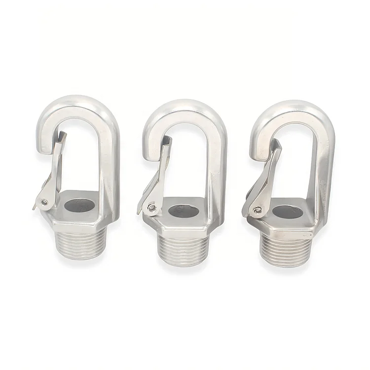 304 Stainless Steel  Wall Ceiling Mounting Bolt Hooks Utility Hooks for Heavy Duty High Bay Light Hooks Max Load