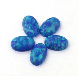 artificial opal  egg shaped ring fire opal diy jewelry with stone 92 colors Opale