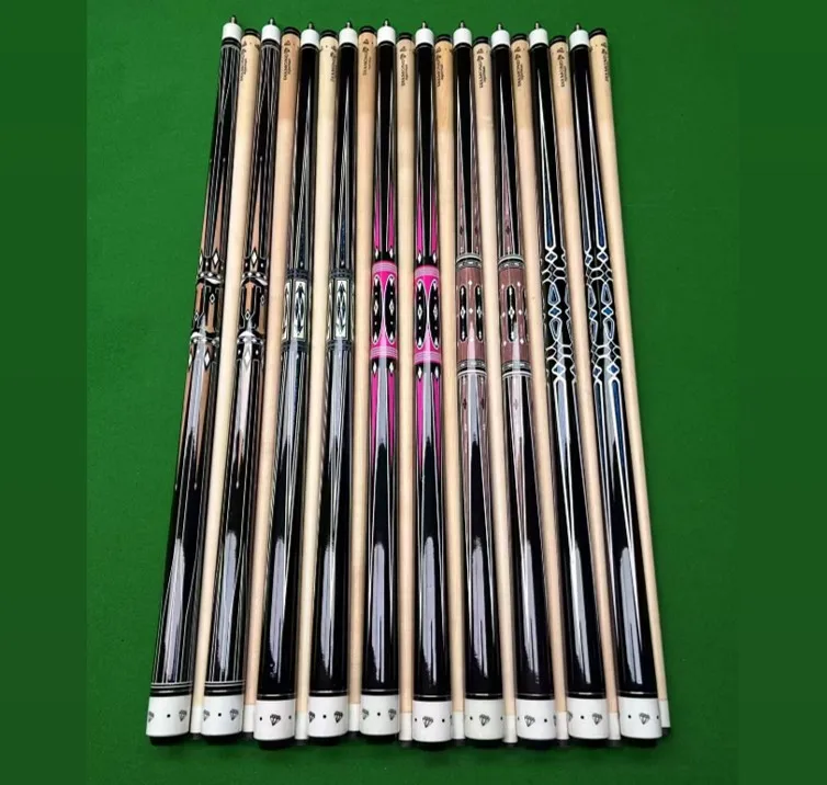 Cheap Price 1/2 13mm Snooker Billiard  Pool Cues Sticks for Sports Use