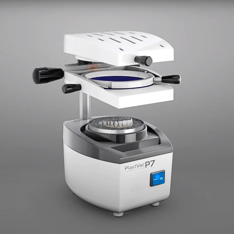 2022 High Quality Dental Laboratory Equipment Vacuum Molding Machine P7 Press Mold Machine Retainer Orthodontic Retainer Vacuum